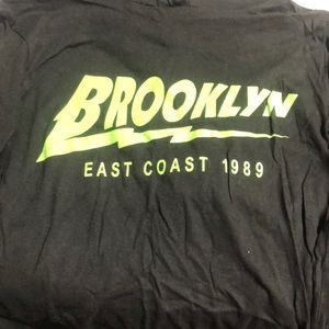 Hooded Brooklyn New York Green Teen - Sweater